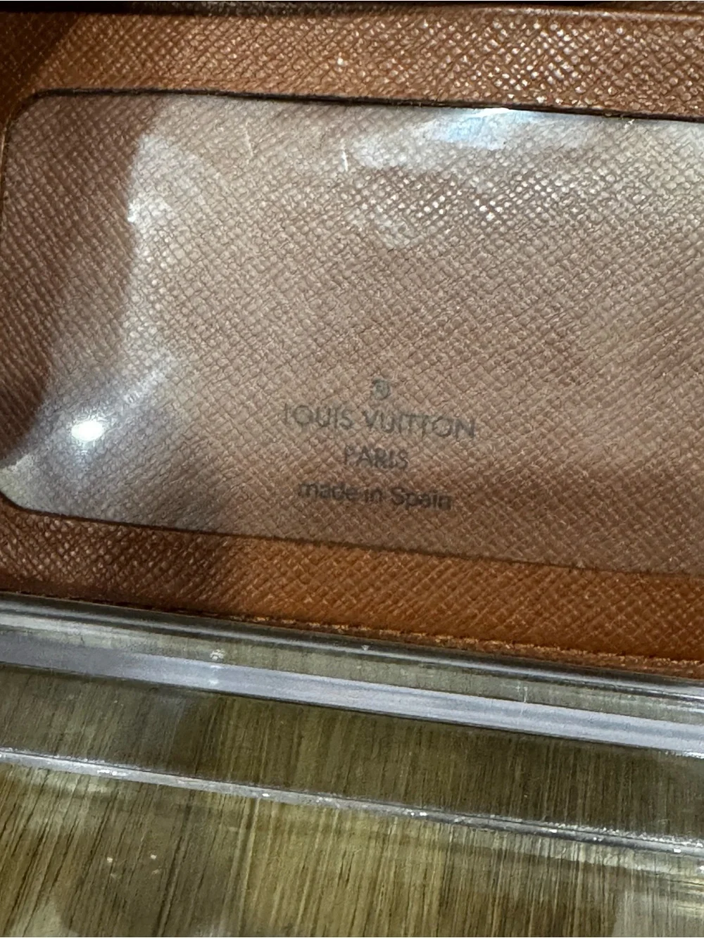 Louis Vuitton Monogram LV Canvas Porte 2 cartes Vertical Pass Card Case Wallet